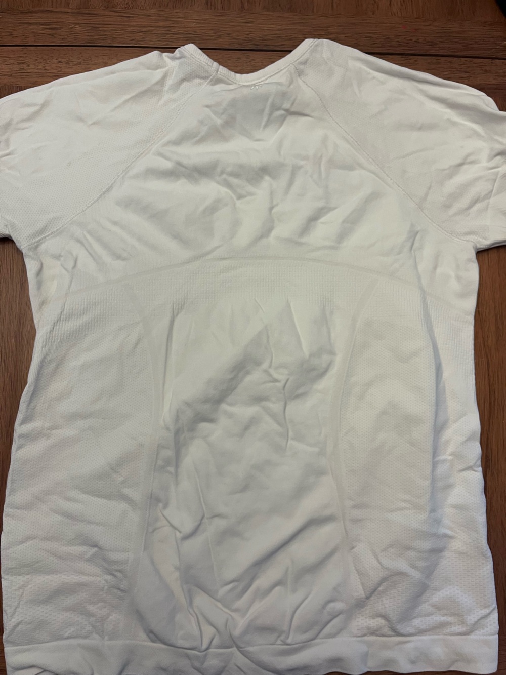 Athleta Girls' White Short Sleeve Athletic Tee